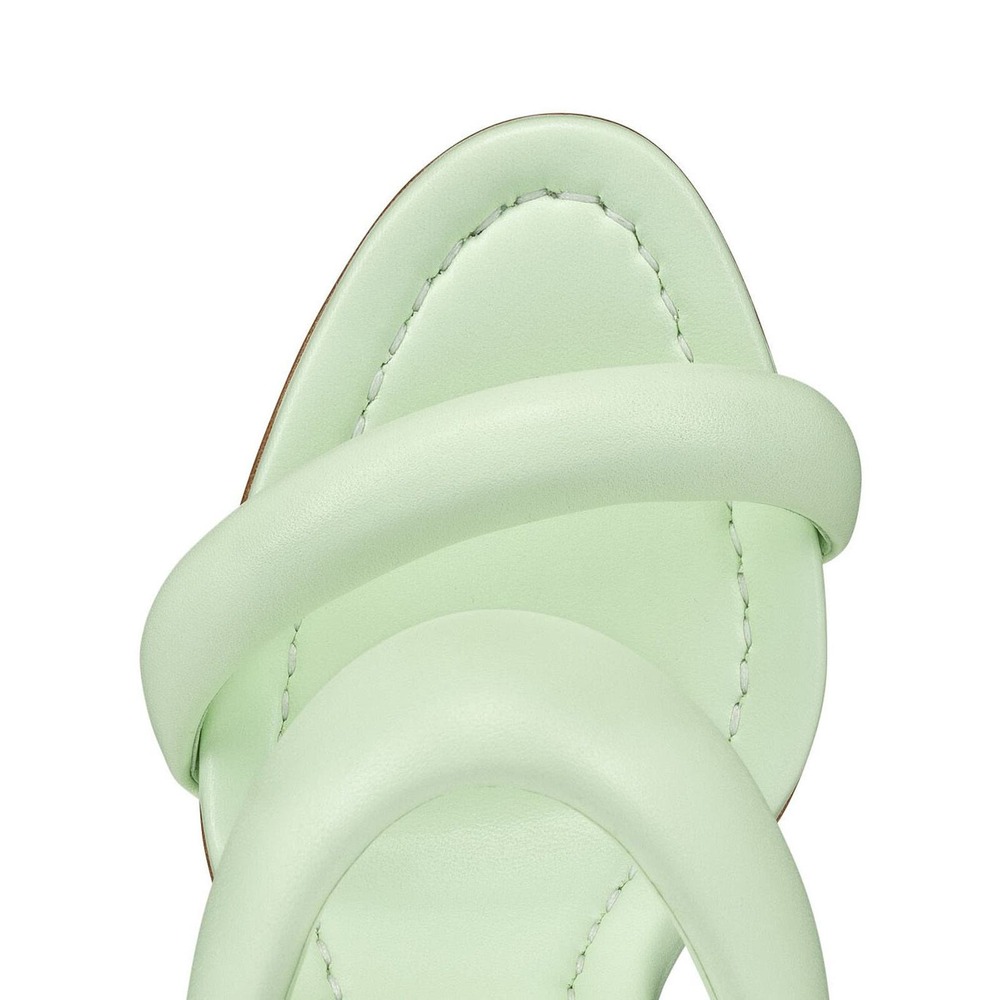 Christian Louboutin Inflama Sab 85 Block Heeled Sandals in Green Sz 39 Sz 9 - Picture 2 of 8